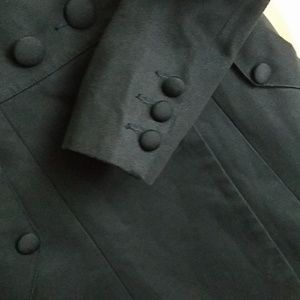 Black dress coat